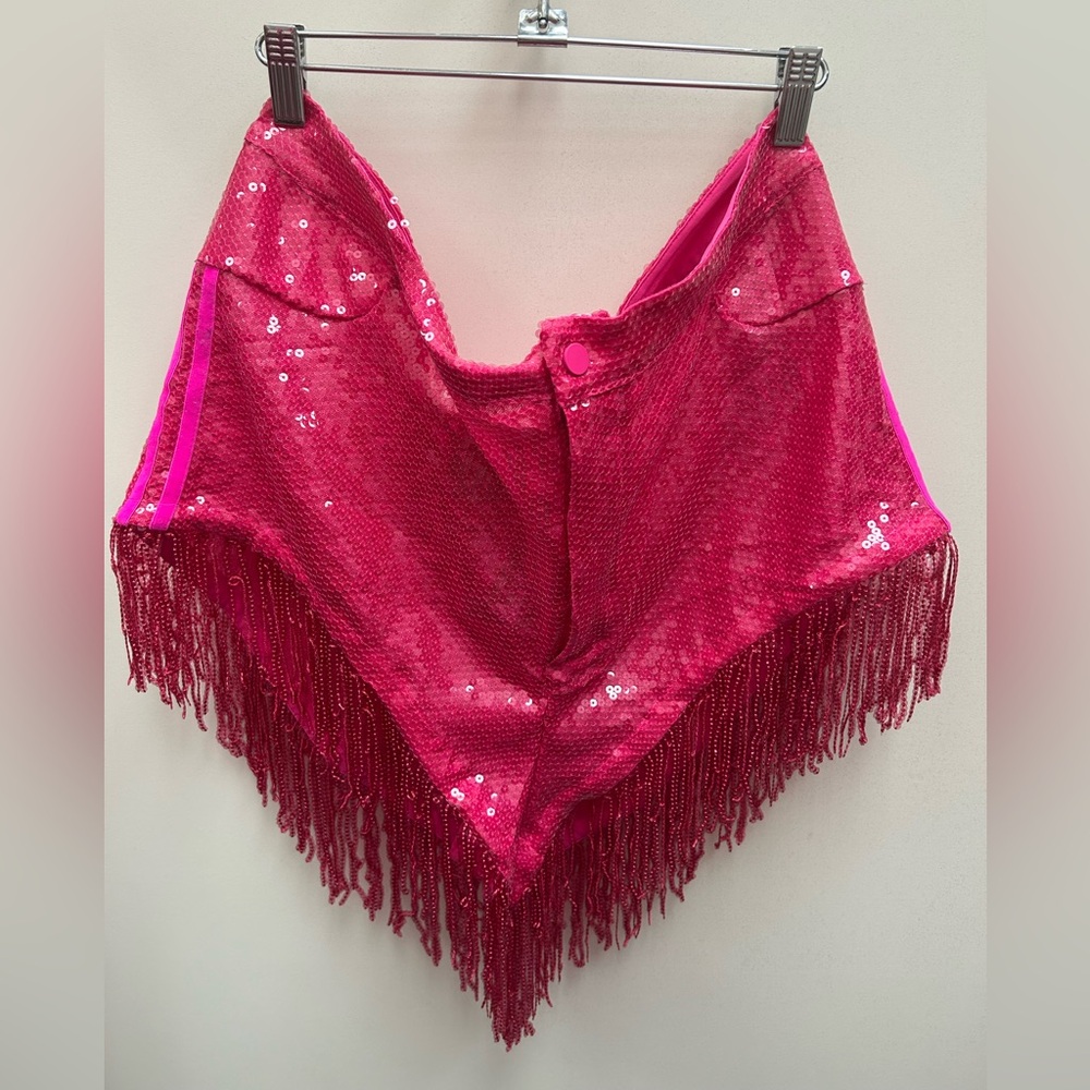 Ivy Park Beyoncé Adidas Pink Sequin Shorts